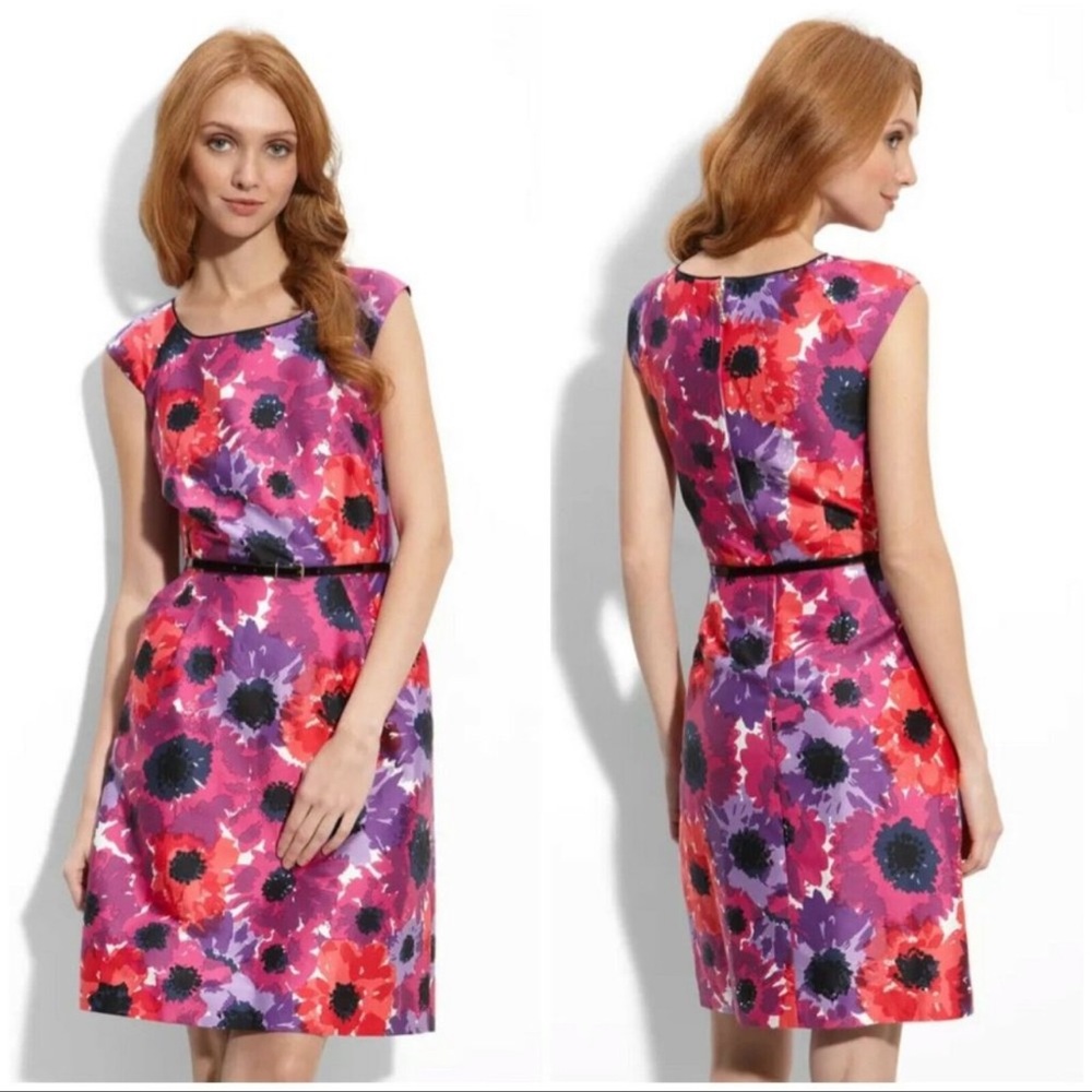 Floral Kate Spade Josie Shift Dress (without belt) in Size 2